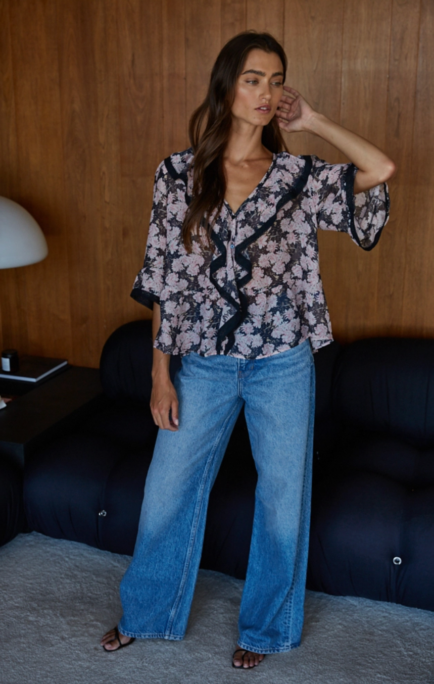 Romance Me Floral Blouse