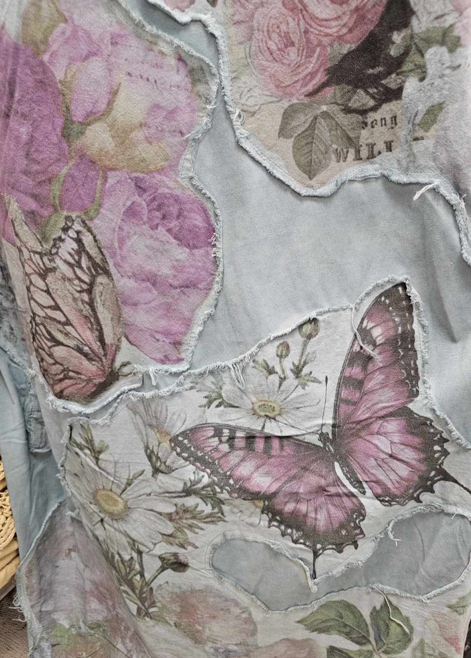 Big Butterfly Maxi T-Shirt Dress