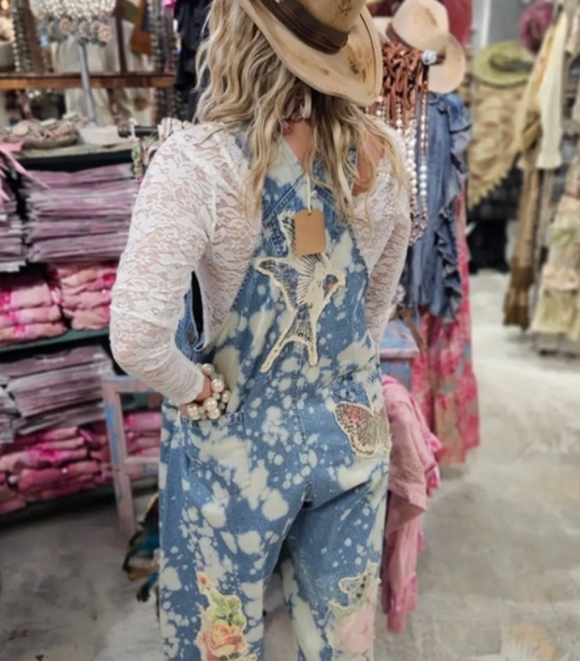 Roses & Butterflies Overalls