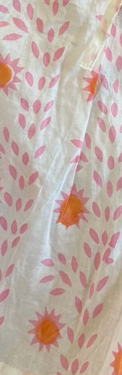 Beachy Lounge Pants - Pink/Orange Sunshine