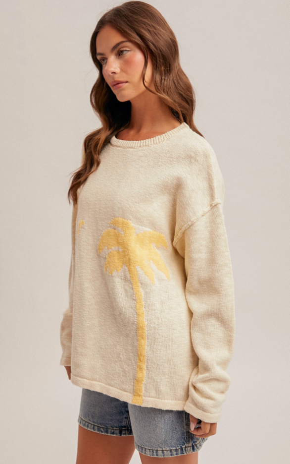 Sunday Palms Oversized Sweater