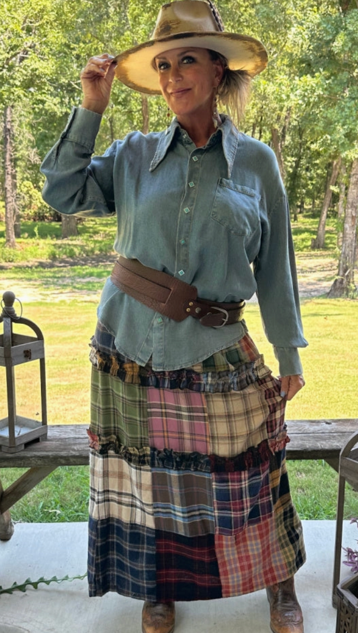JG Plaid To Meet You Skirt
