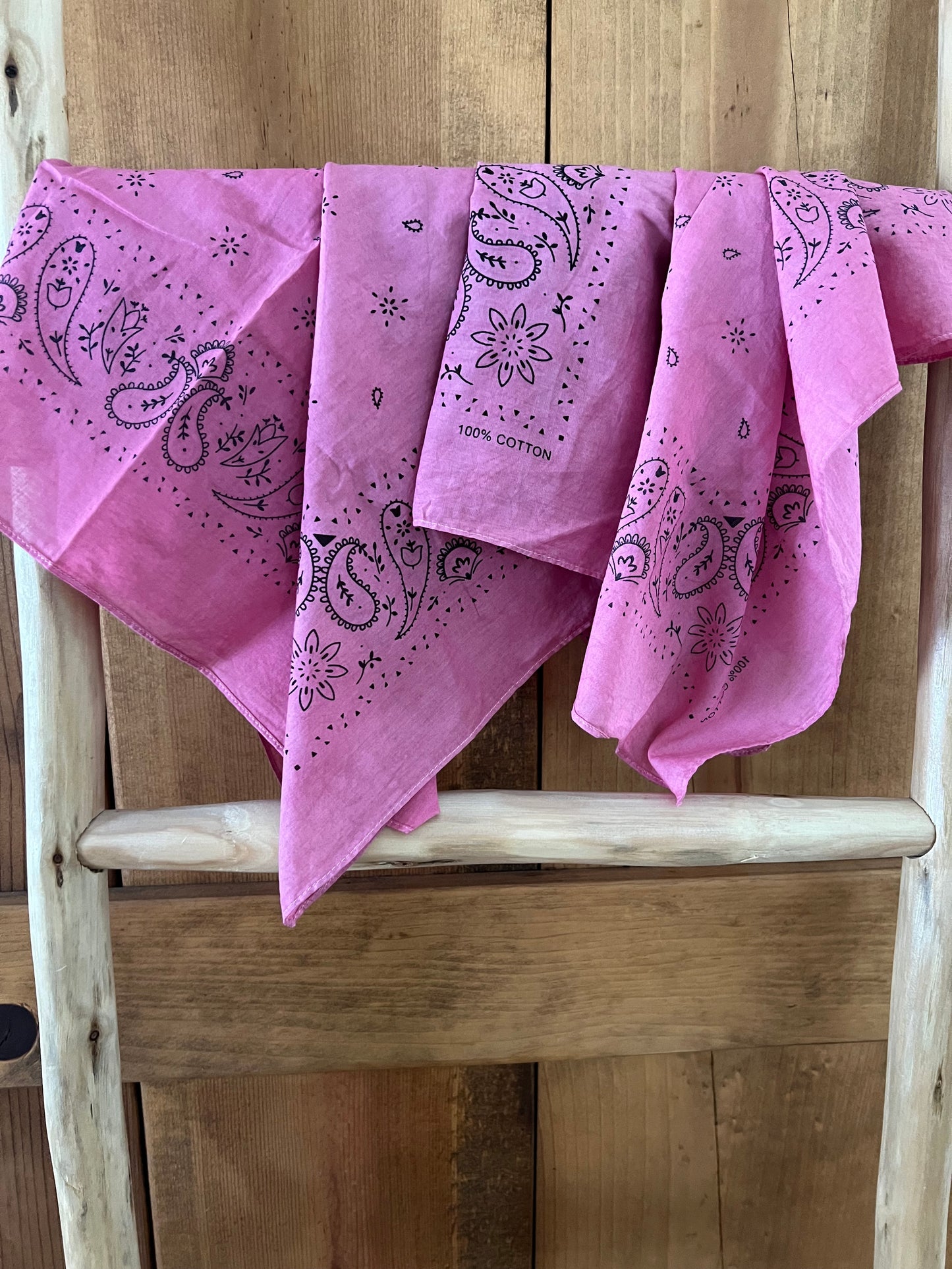 Hand Dyed Bandana - Sangria