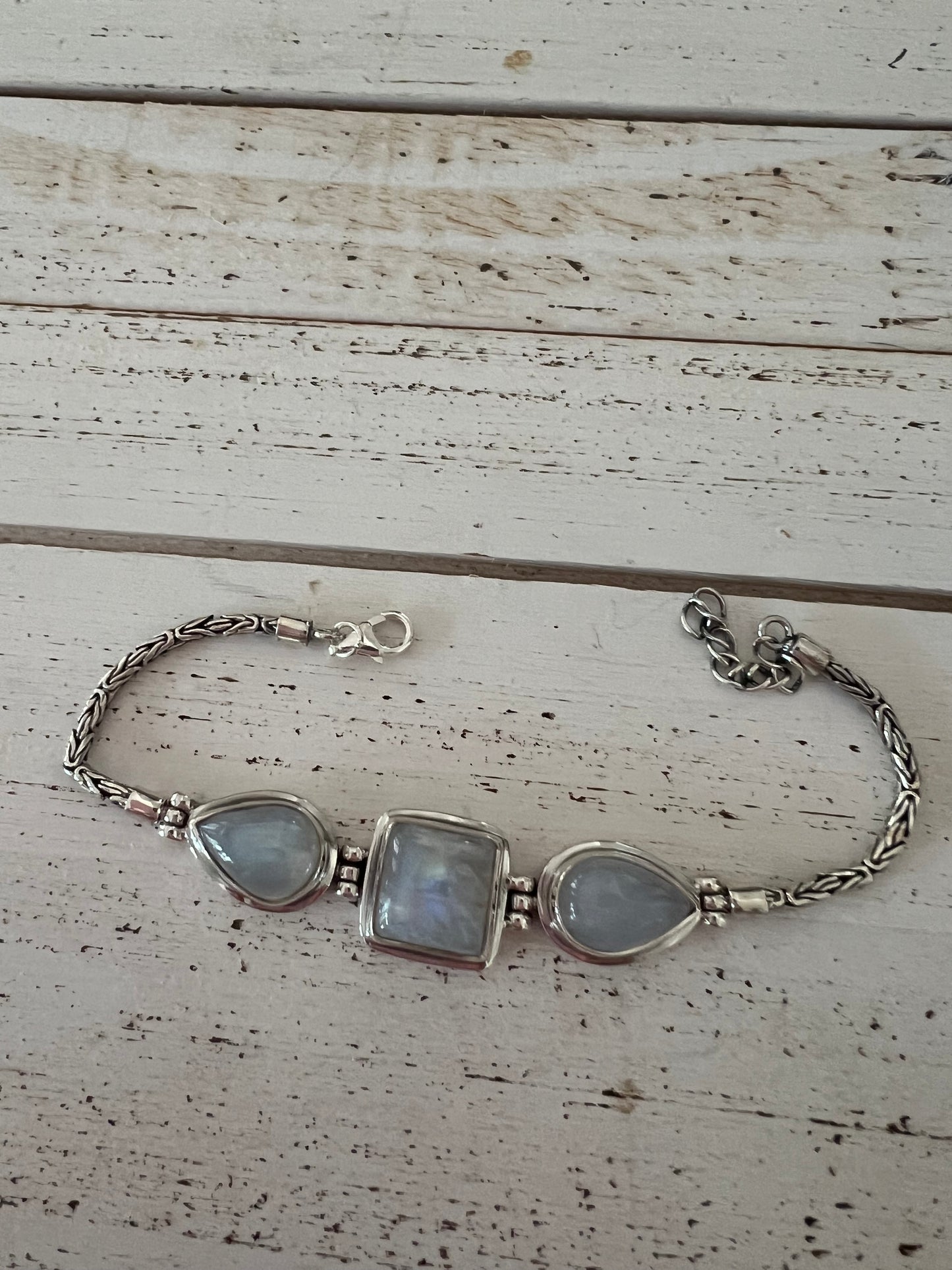 Moonstone Sterling Silver Bracelet