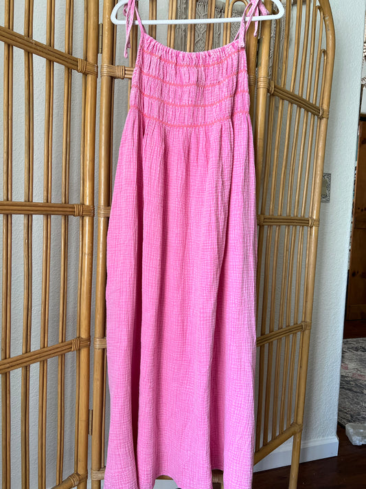 Oceanside Gauze Maxi Dress