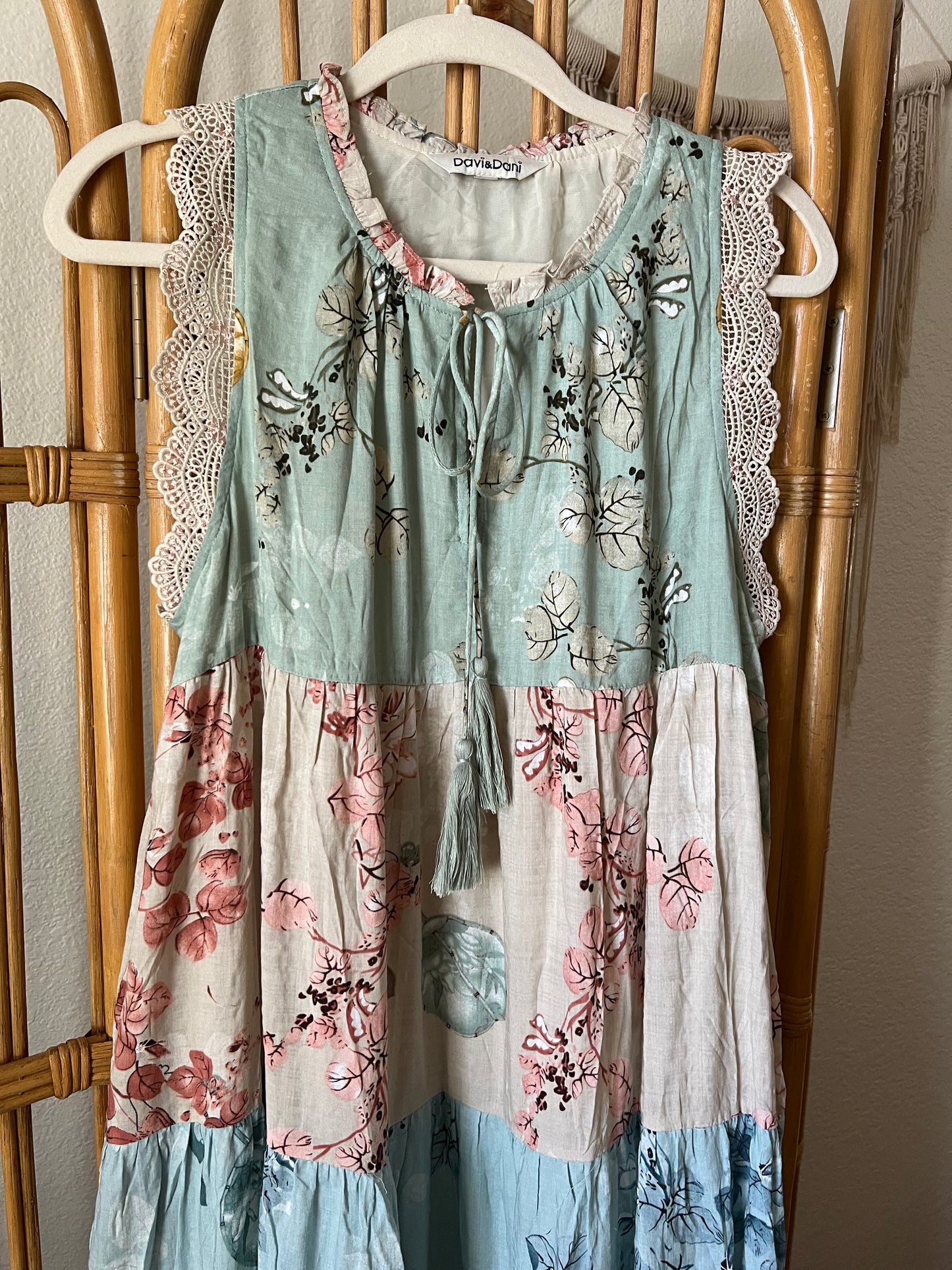 Faded Flowers Maxi Dress