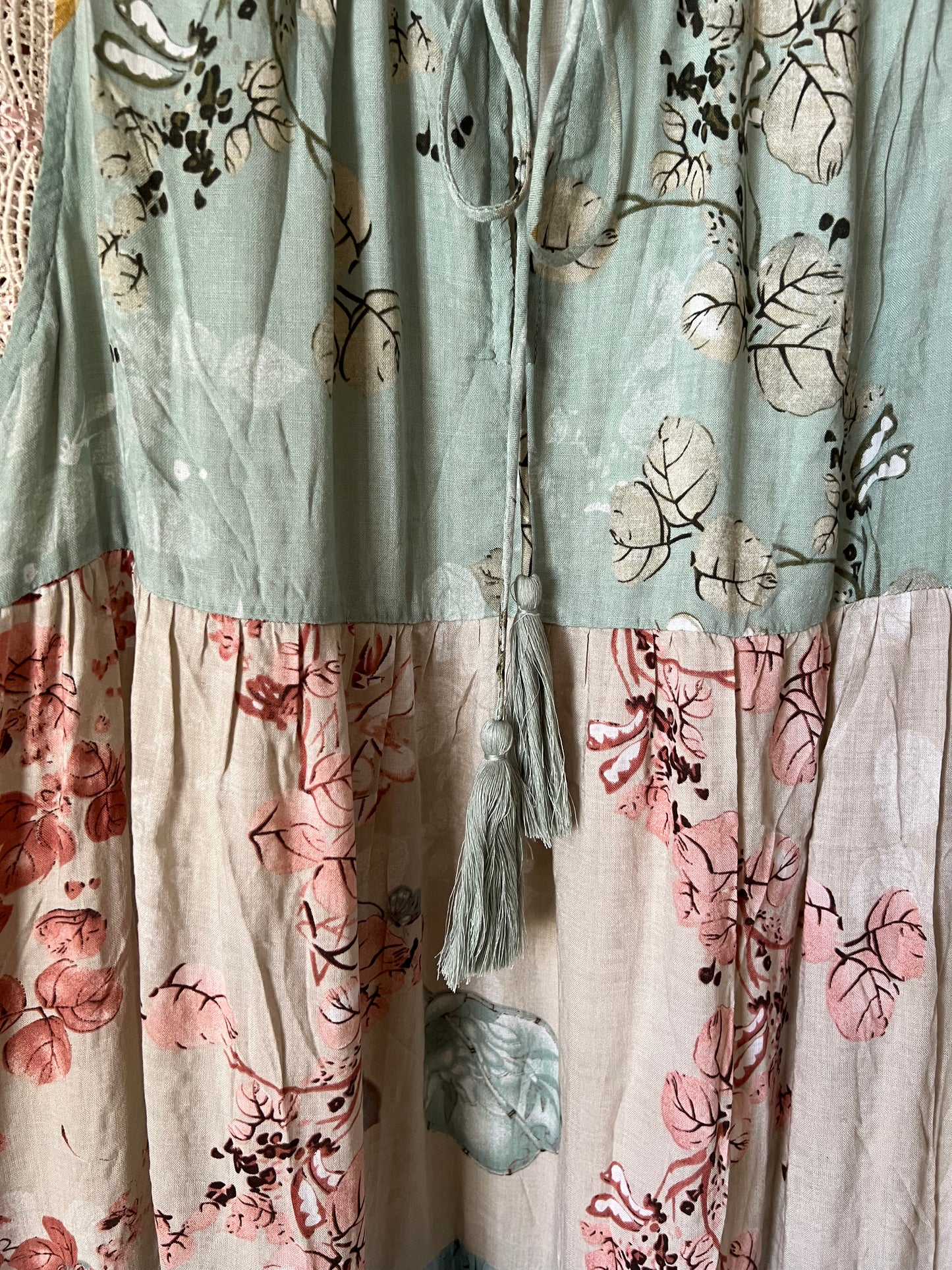 Faded Flowers Maxi Dress