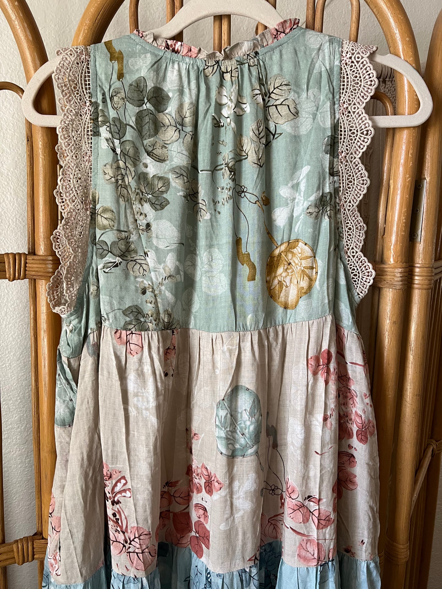 Faded Flowers Maxi Dress