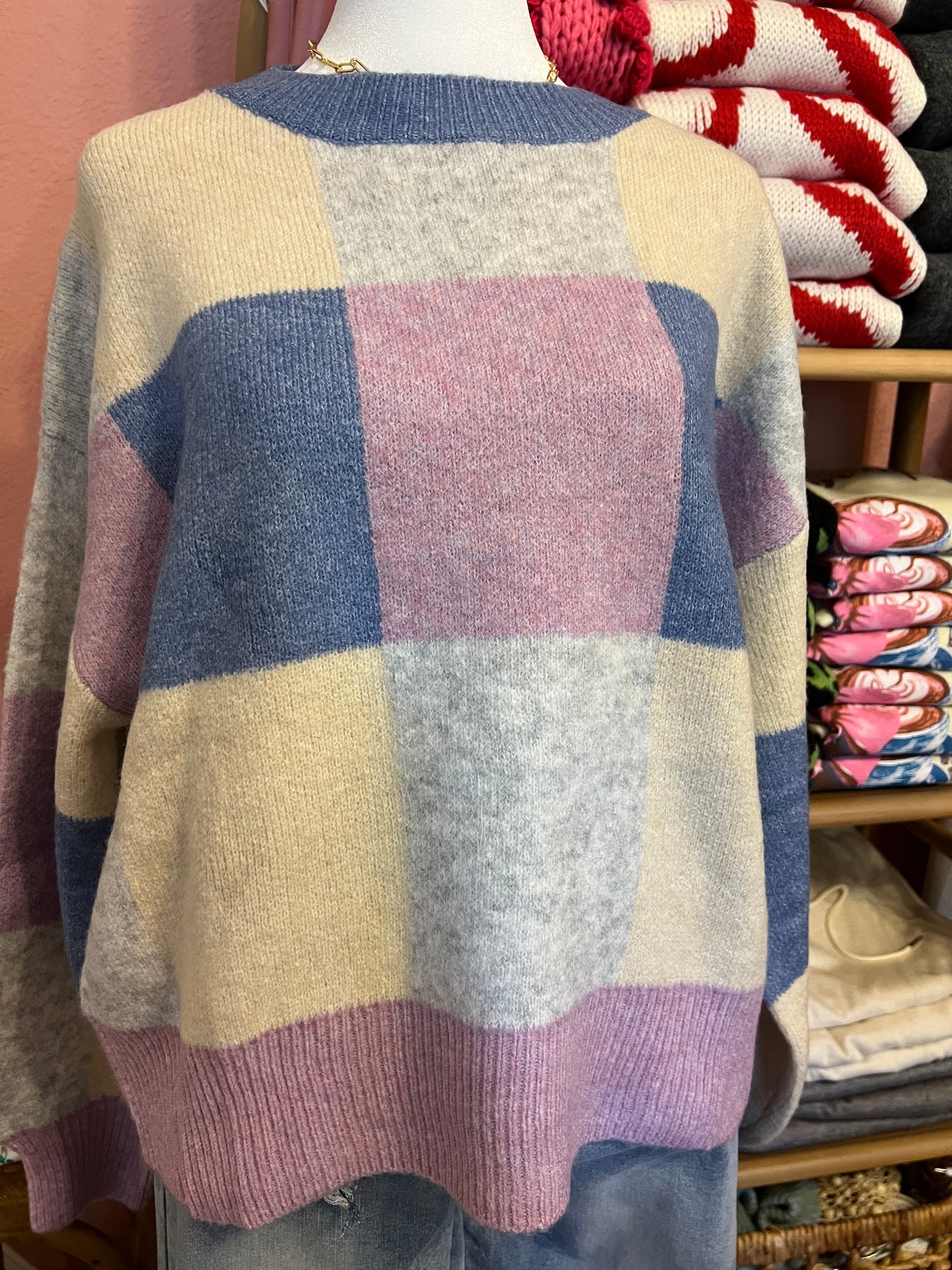 Most Wanted Color Block Sweater