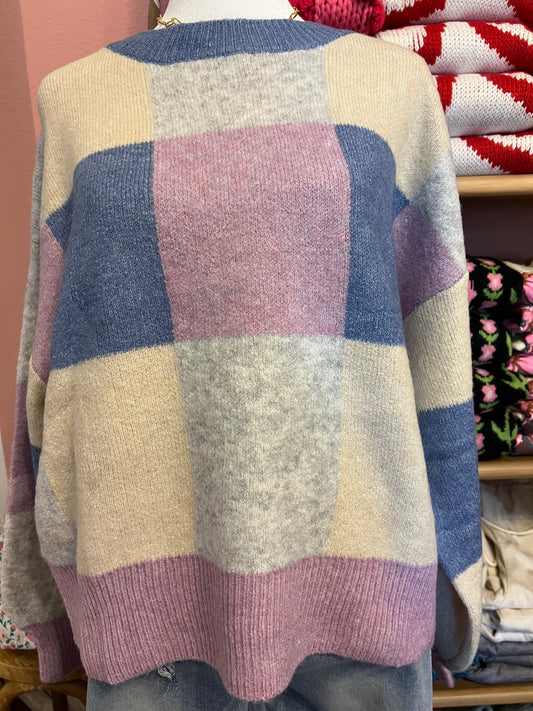 Most Wanted Color Block Sweater