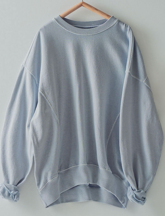 Low Tide Pullover Sweatshirt - Washed Blue