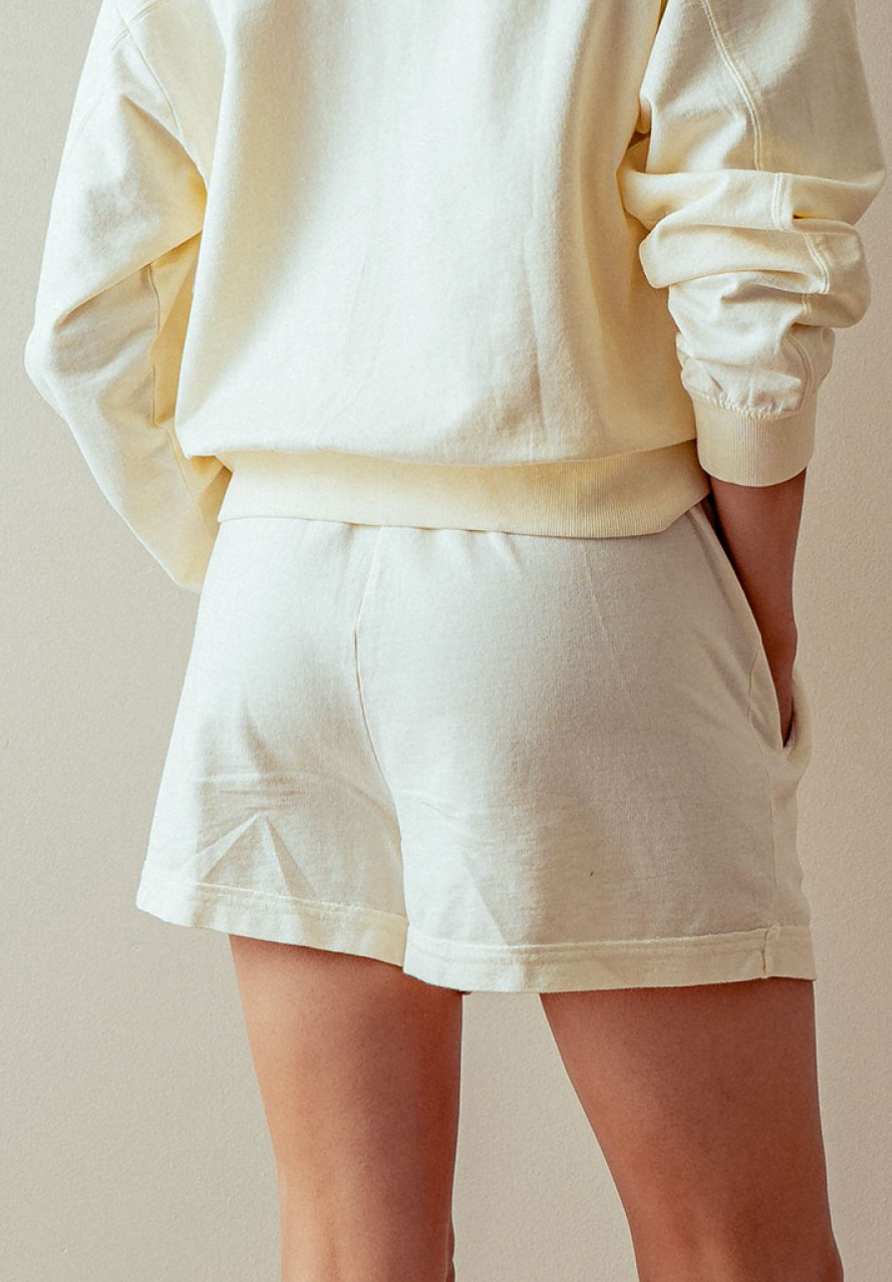 High Tide Shorts - Cream FINAL SALE