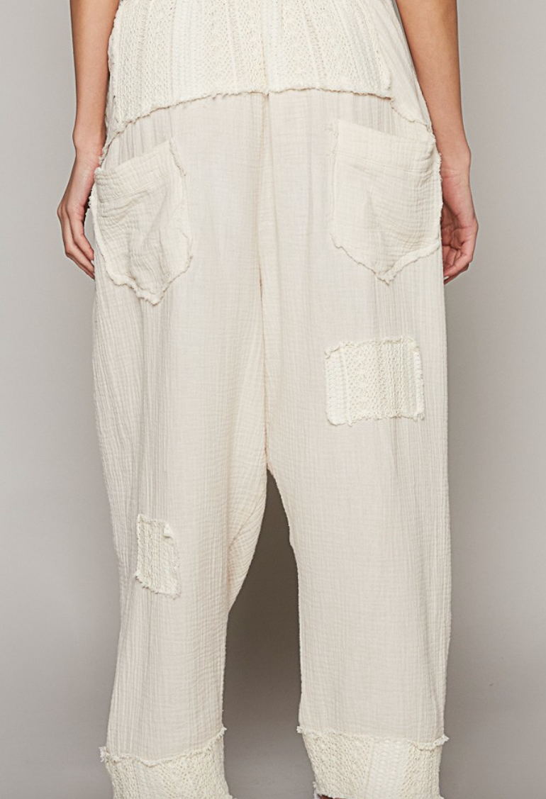 Casual Days Gauze Pants - Ivory