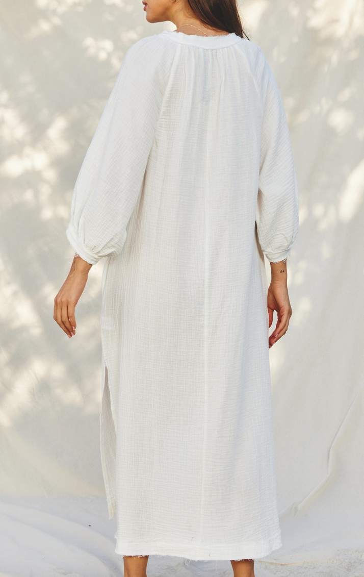 Easy Breezy Gauze Midi Dress