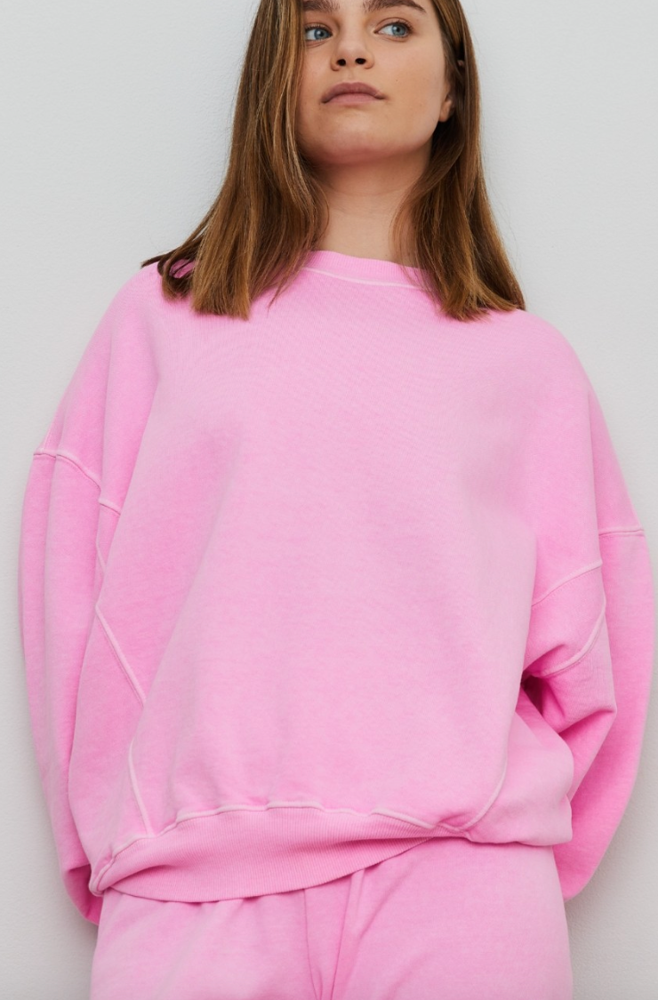 Dreamy Days Flamingo Pink Sweatshirt