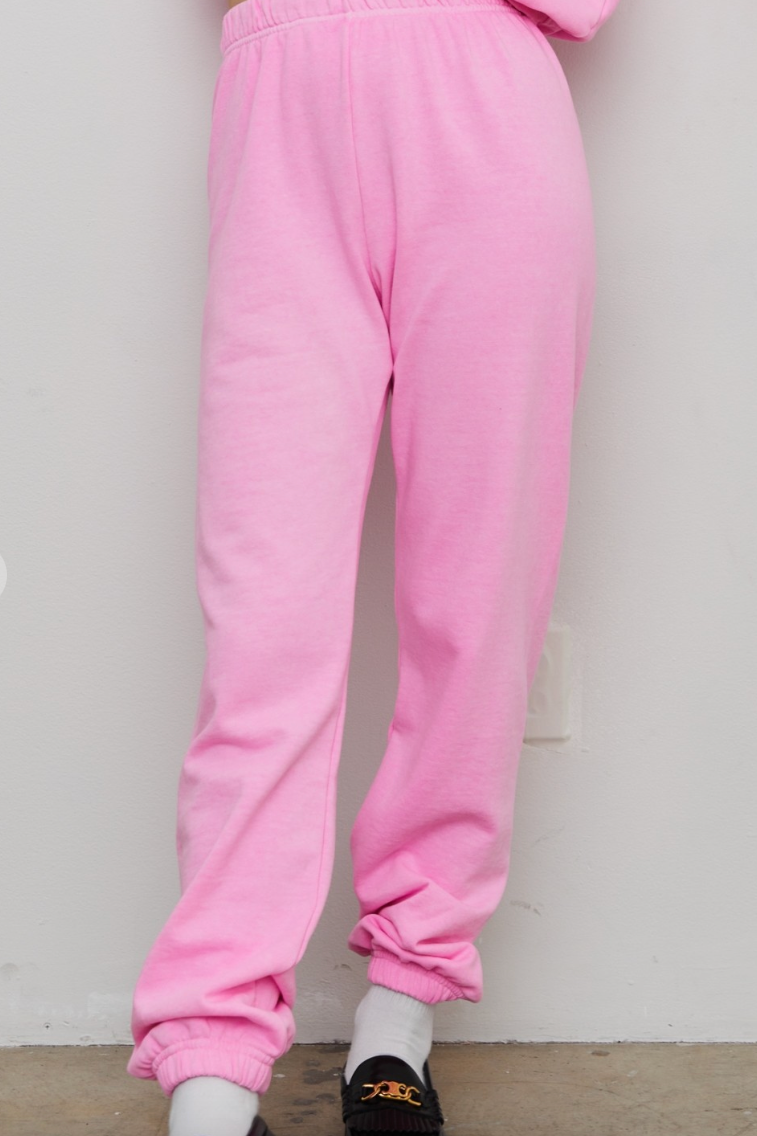 Dreamy Days Flamingo Pink Jogger Pants