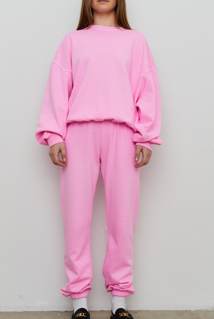 Dreamy Days Flamingo Pink Jogger Pants