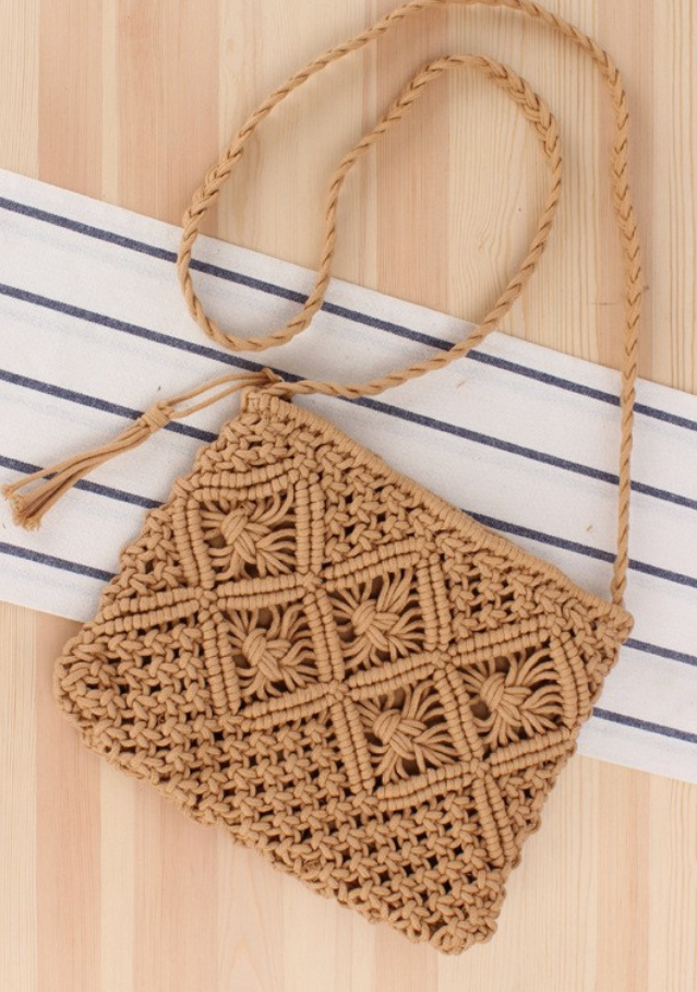 Macrame Cross Body Bag