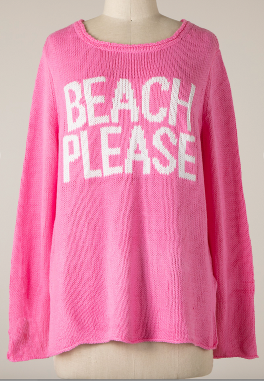 Beach Please Lightweight Sweater