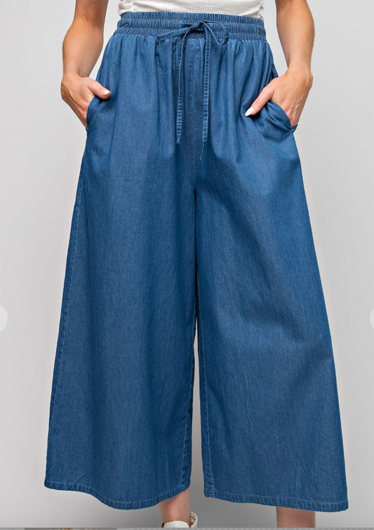 Day to Night Cotton Wide Leg Pant