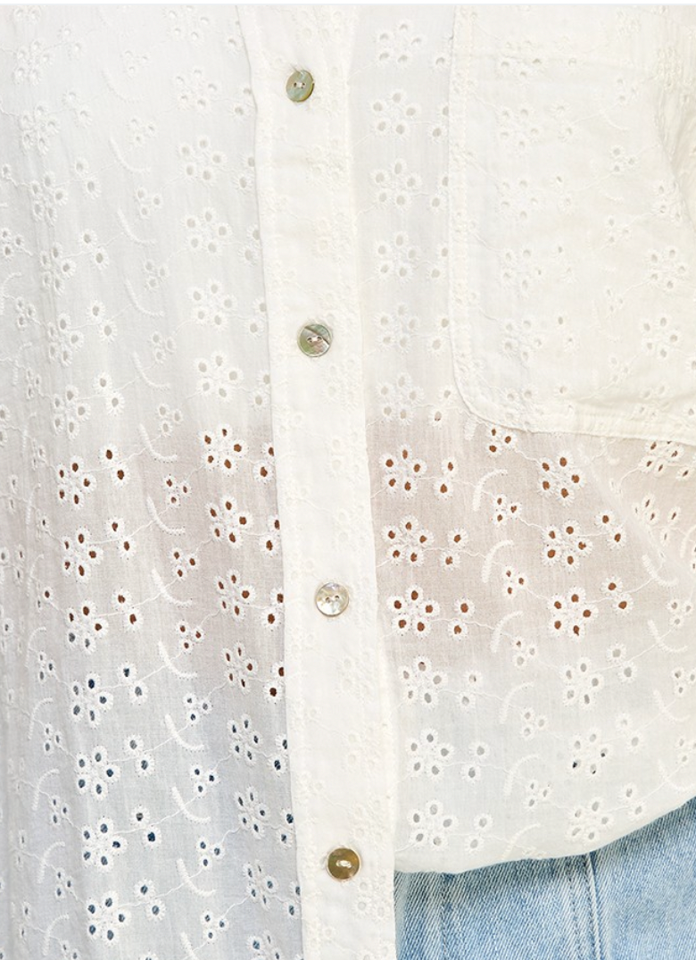 Moonstruck Oversized Eyelet Shirt