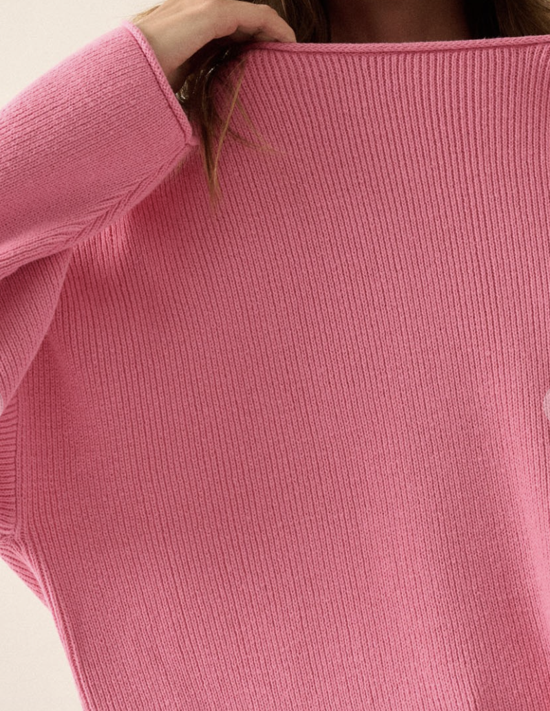 Pink Bliss Oversized Sweater