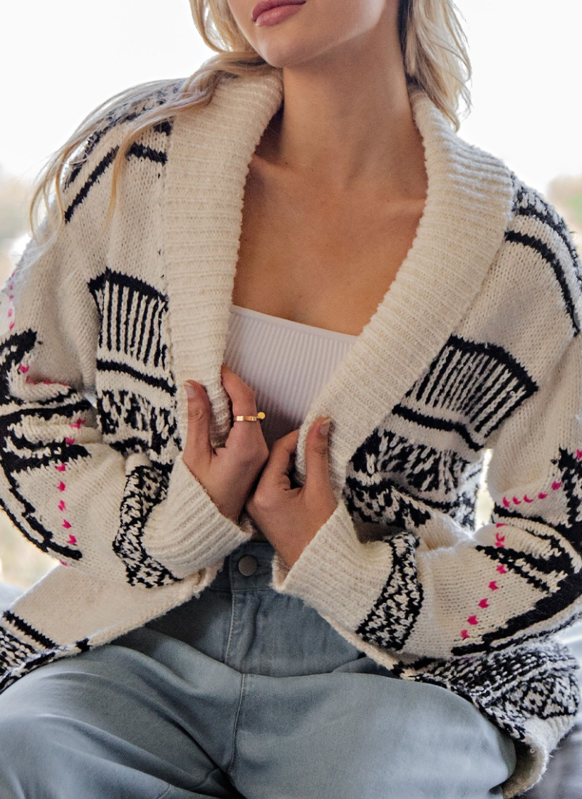 North Star Cardigan Sweater