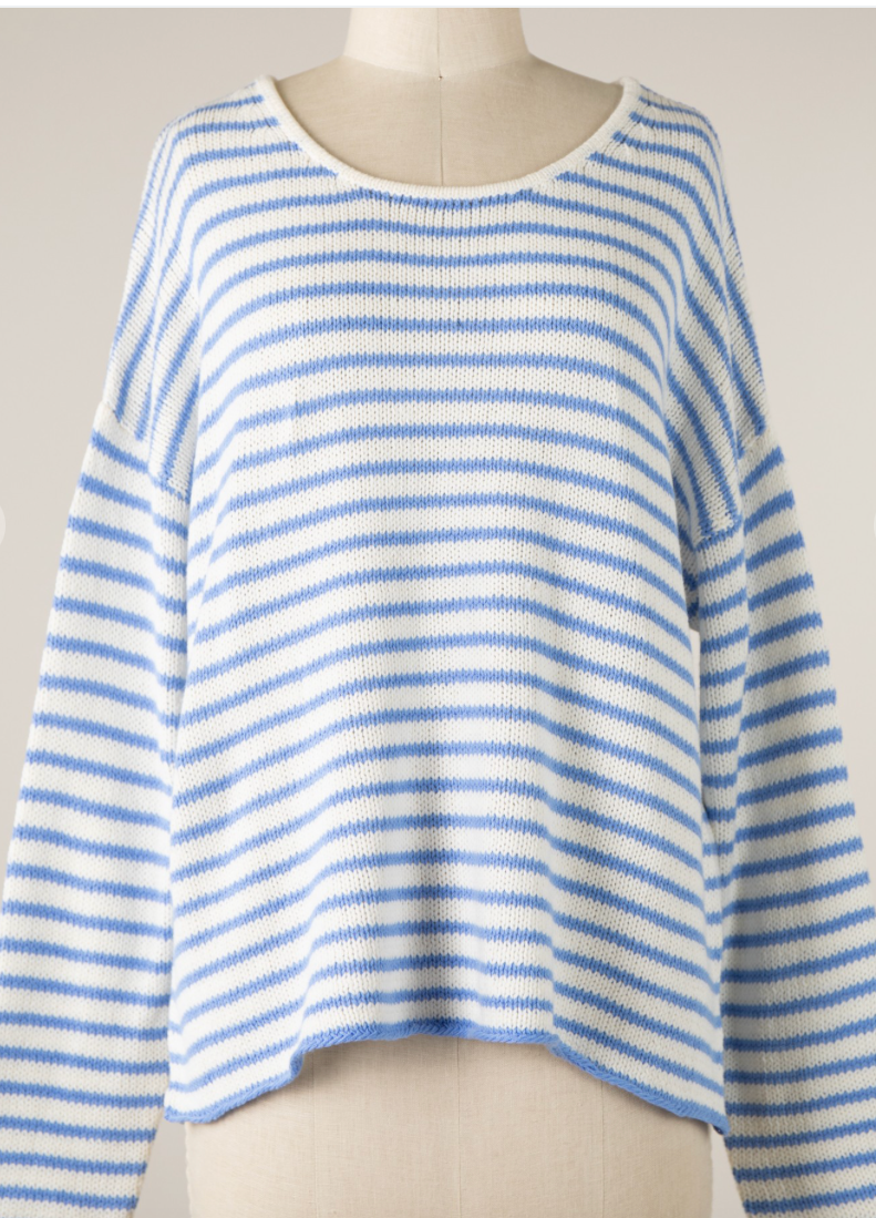 Kiss The Sky Striped Sweater