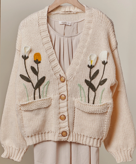 Autumn Flowers Cardigan