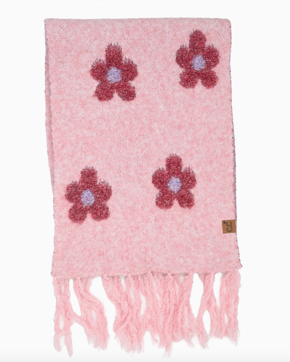 Flower Scarf - Heather Rose