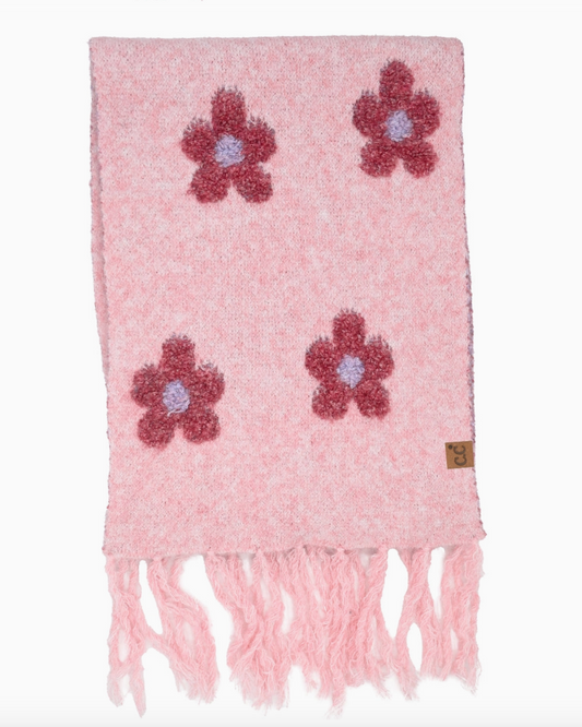 Flower Scarf - Heather Rose