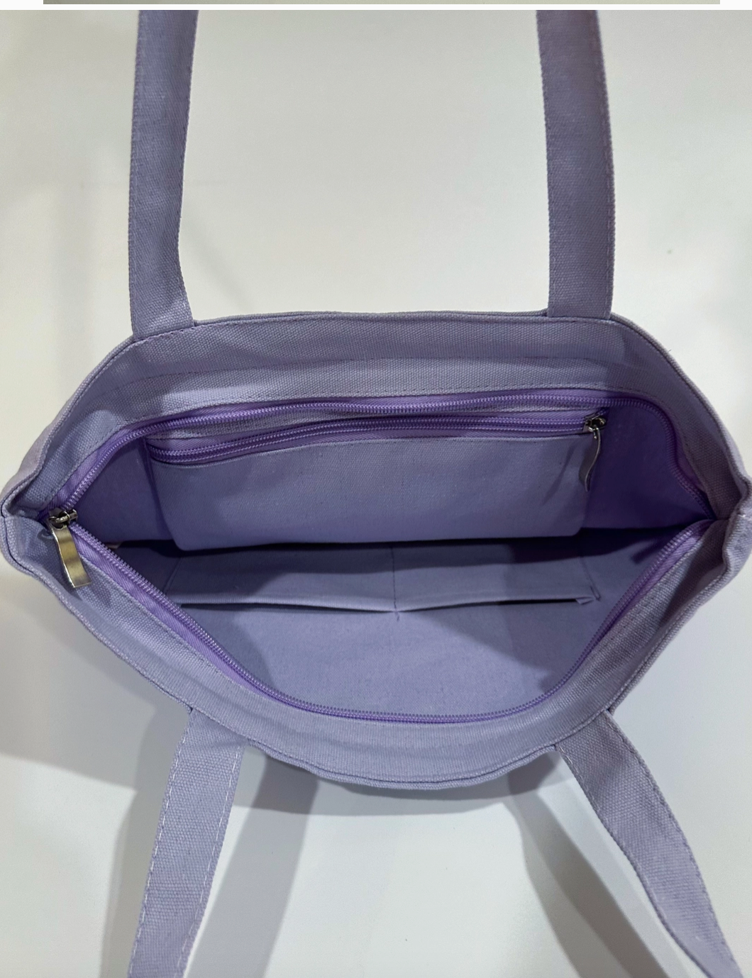 Lilac Canvas Tote Bag