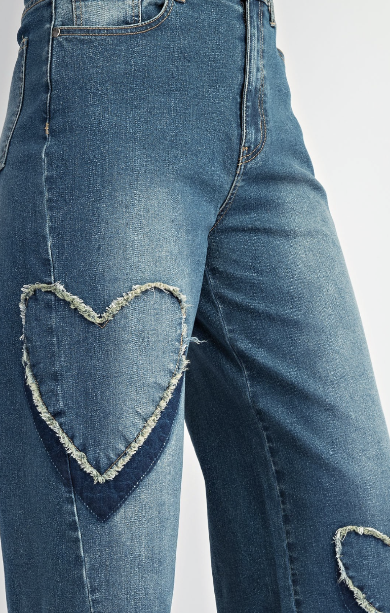 All My Heart Washed Denim Jeans