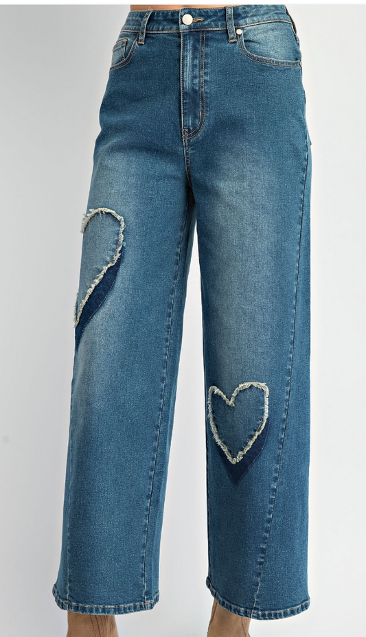 All My Heart Washed Denim Jeans