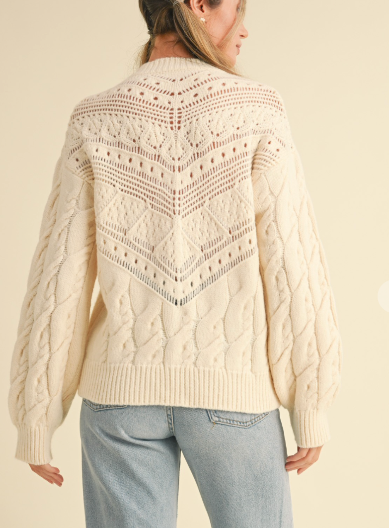 Girly Vibes Ruffled Sweater