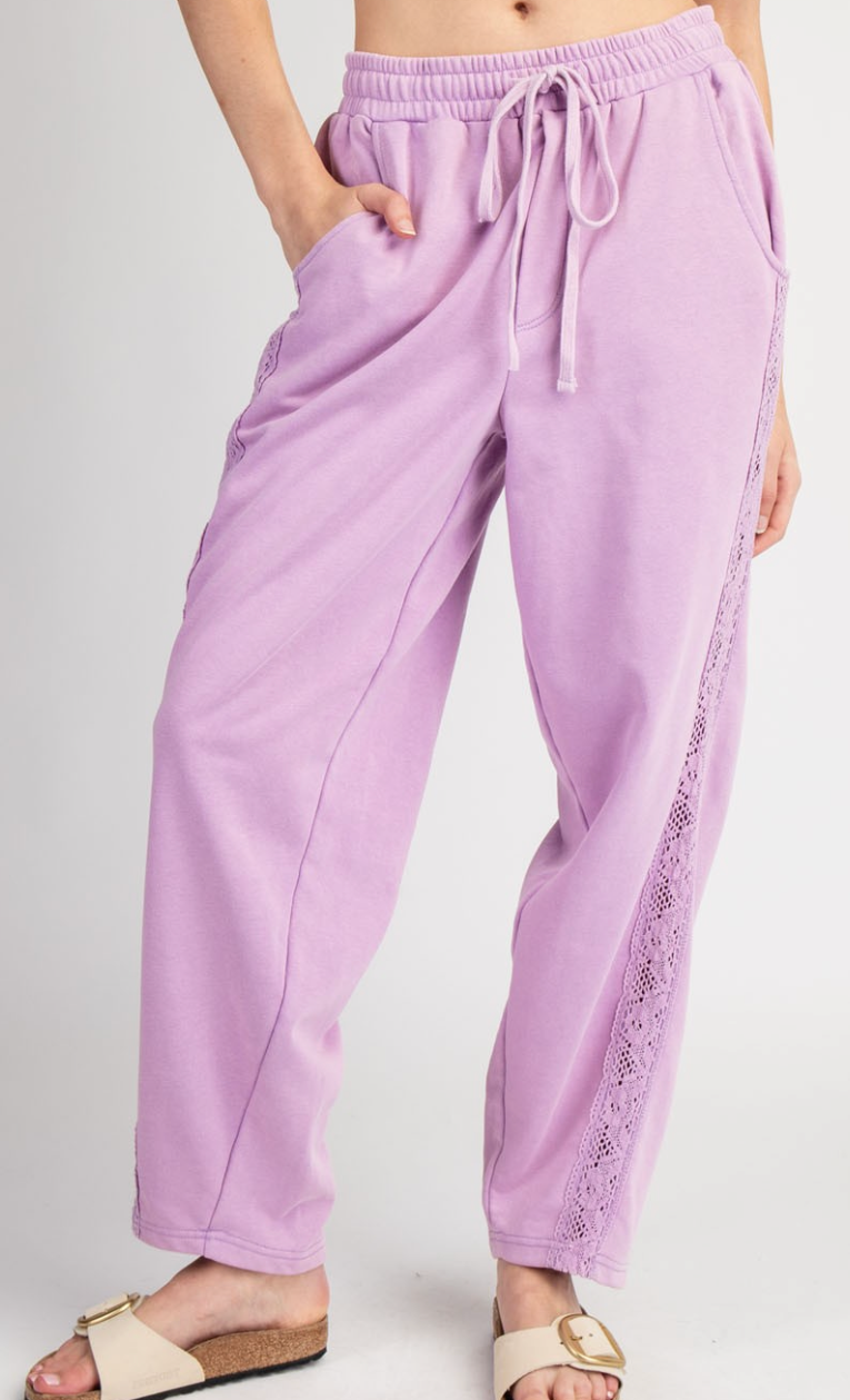 Lavender & Lace French Terry Lounge Pants