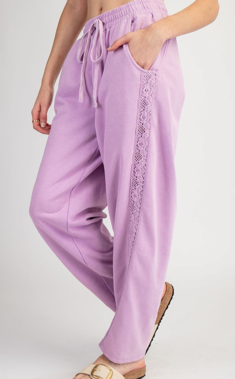 Lavender & Lace French Terry Lounge Pants