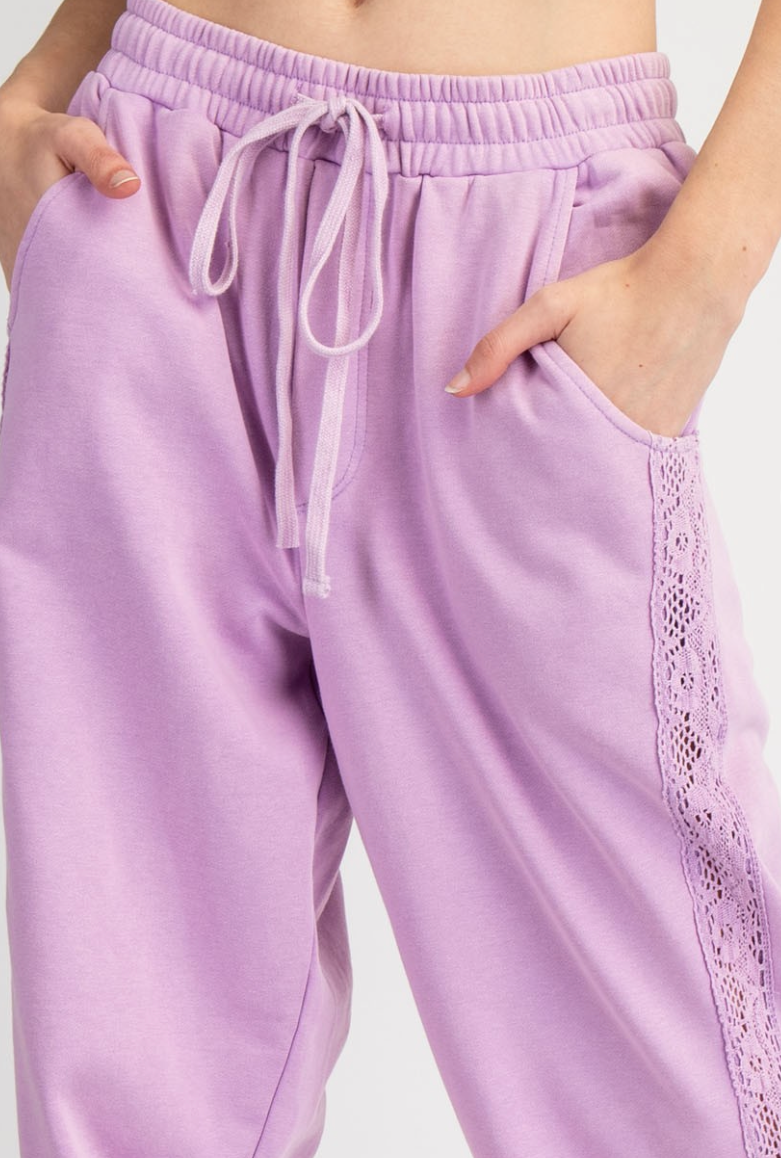 Lavender & Lace French Terry Lounge Pants