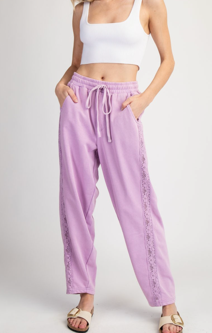 Lavender & Lace French Terry Lounge Pants