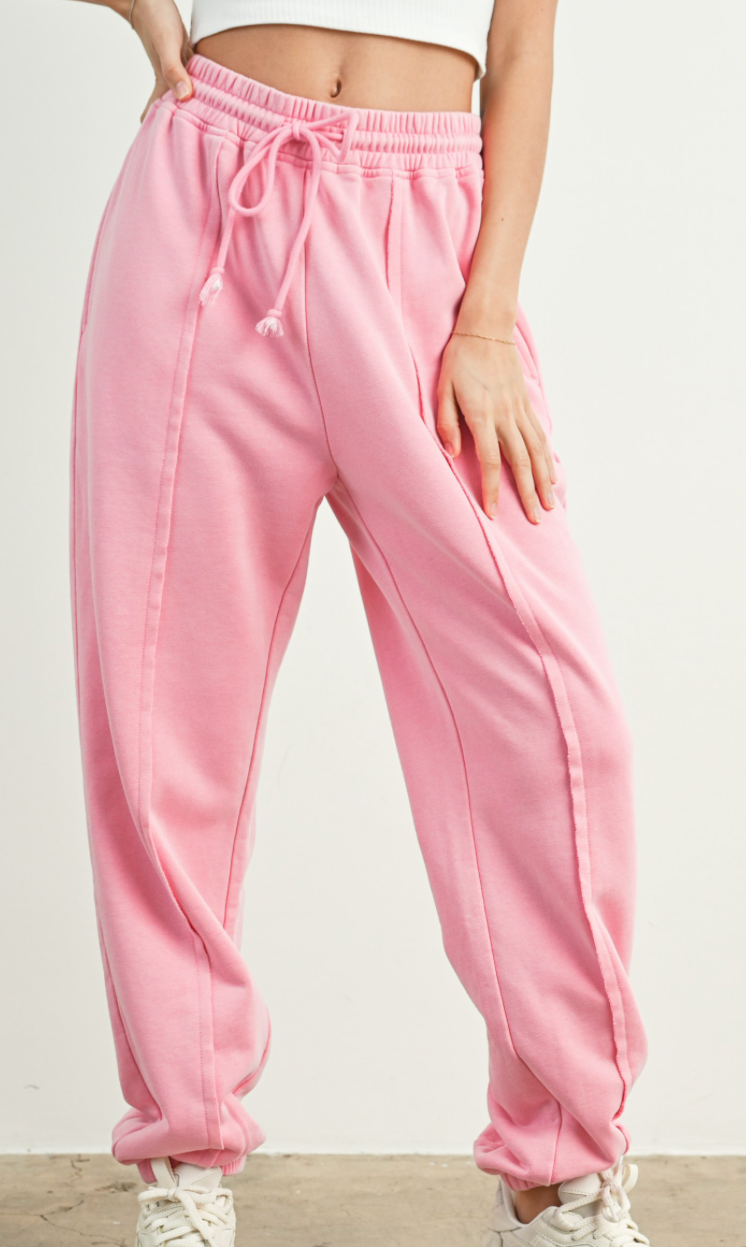 Strawberry Skies French Terry Sweat Pants