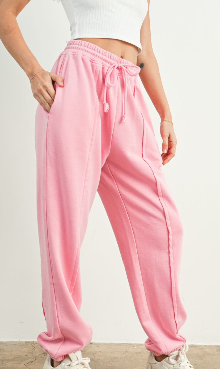 Strawberry Skies French Terry Sweat Pants