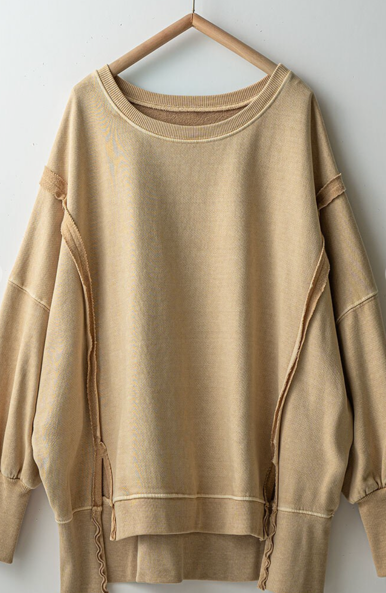 Cove Organic Cotton Sweatshirt - Mocha