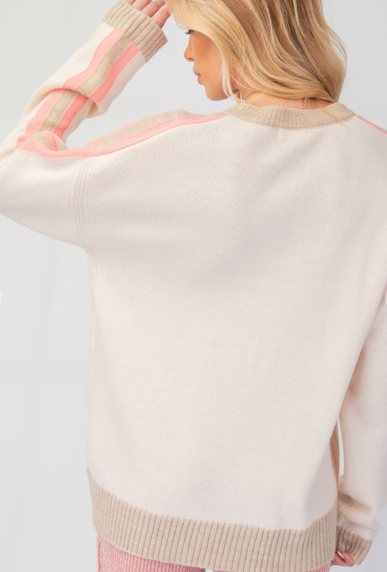 Bon Jour Sweater - Natural