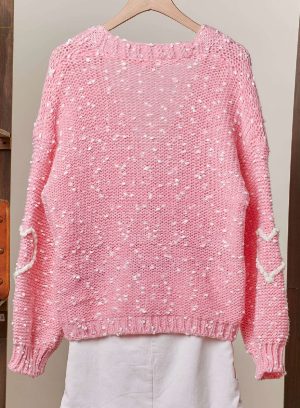 Full Of Love Heart Cardigan