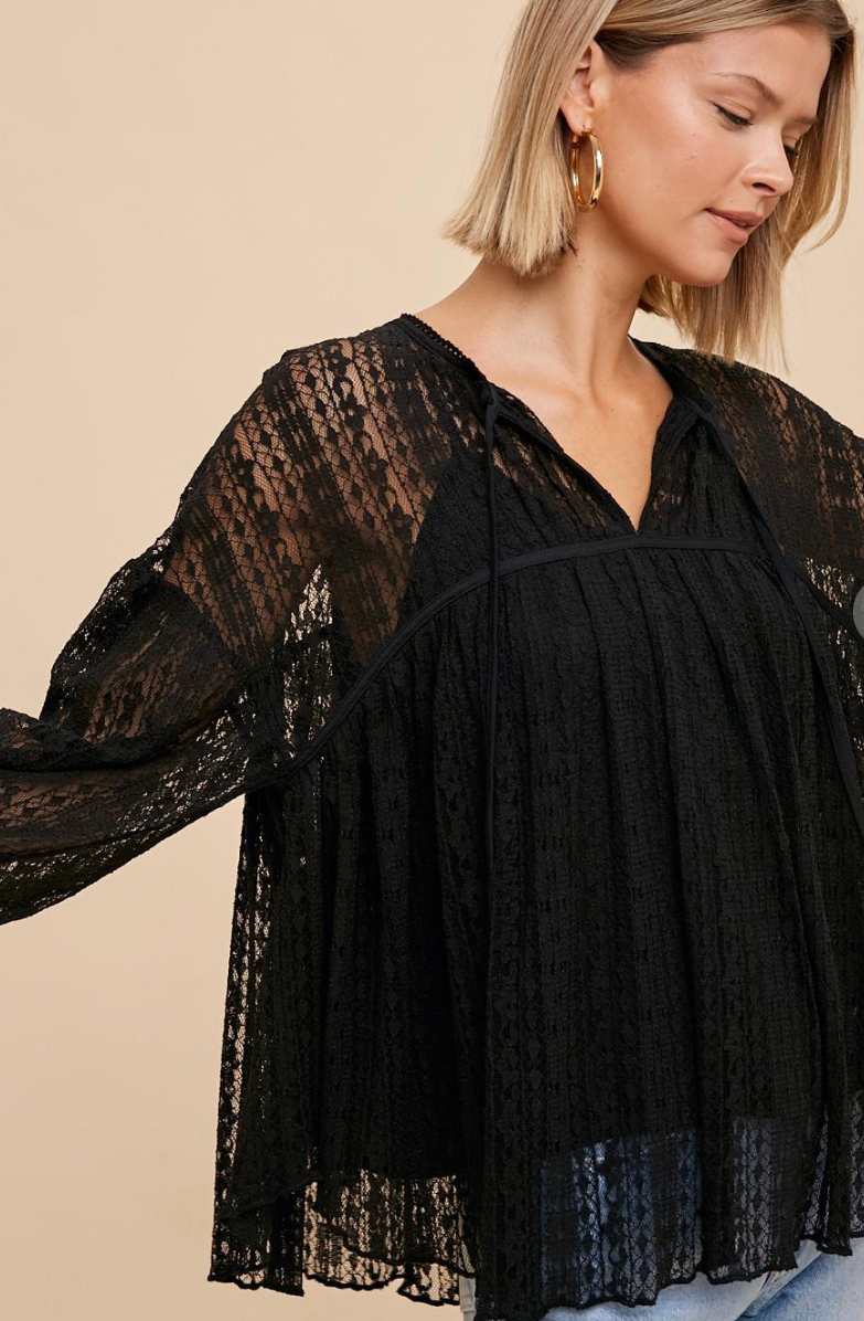 Pure Romance Lace Blouse