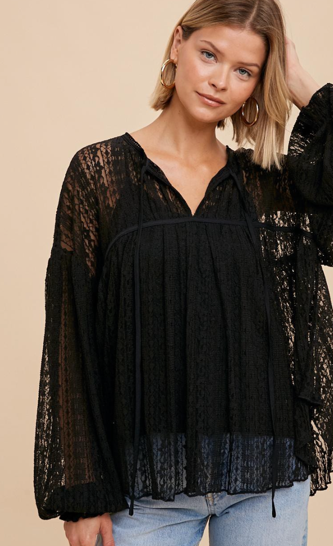 Pure Romance Lace Blouse