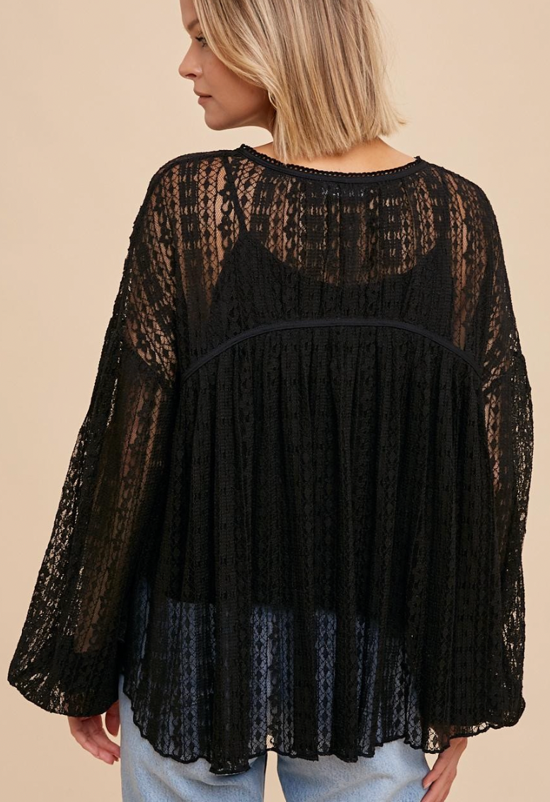 Pure Romance Lace Blouse