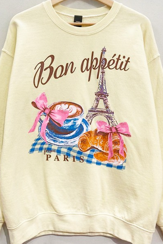 Bon Appetit Oversized Sweatshirt