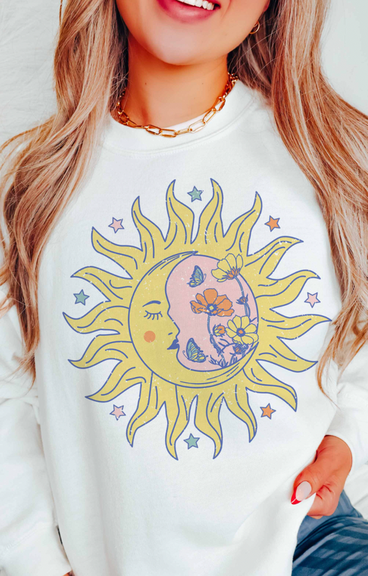 Sun & Moon Oversized Sweatshirt