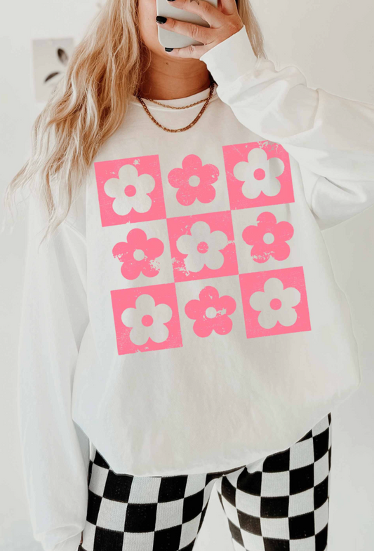 Neon Flowers Sweatshirt